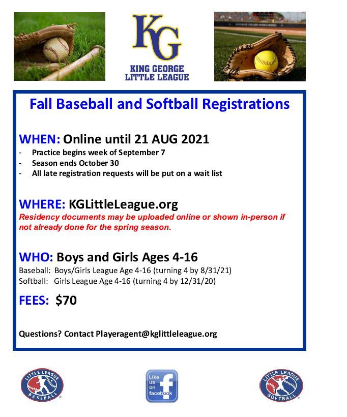 KGLL 2021 Fall  Flyer