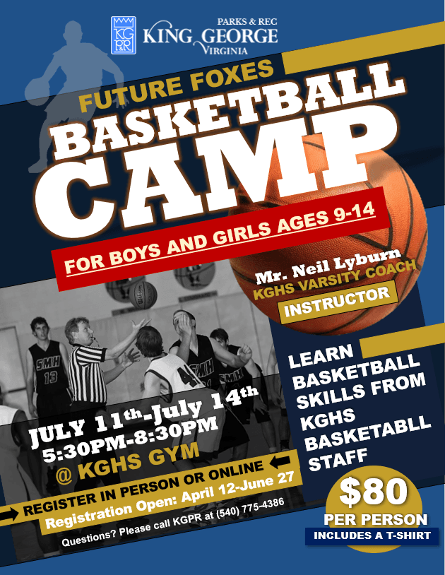 2022 Summer Basketball Camp Future Foxes